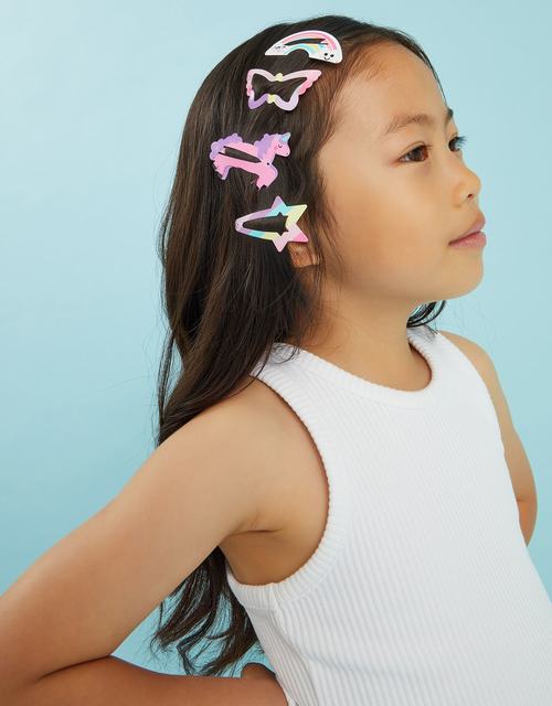 4-Pack Girls Magical Character Hair Clips