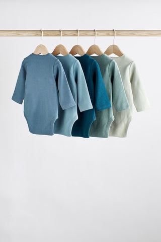 Baby Long Sleeve Bodysuits 5 Pack