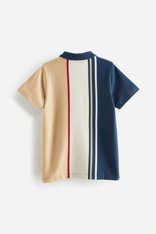 Colourblock Short Sleeve Polo Shirt