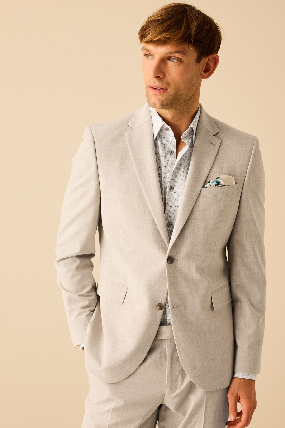 Stone Slim Fit Motionflex Stretch Suit Jacket