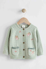 Sage Green Fairy Embroidered Baby Knitted Cardigan | Sweaters | next, <p>Sage Green Fairy Embroidered Baby Knitted Cardigan</p>. We delivery across Pakistan