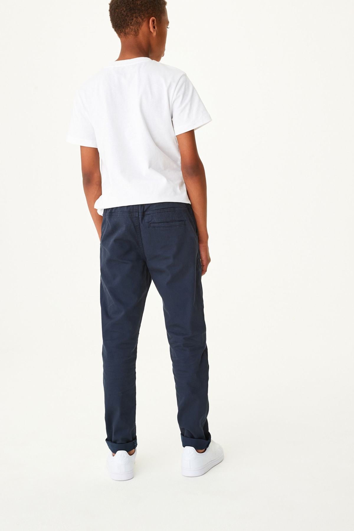 Rib Waist Pull-On Trousers NEXT UK