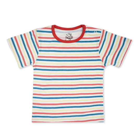 FUN IN THE SEA STRIPE SHORT SLEEVE TEE