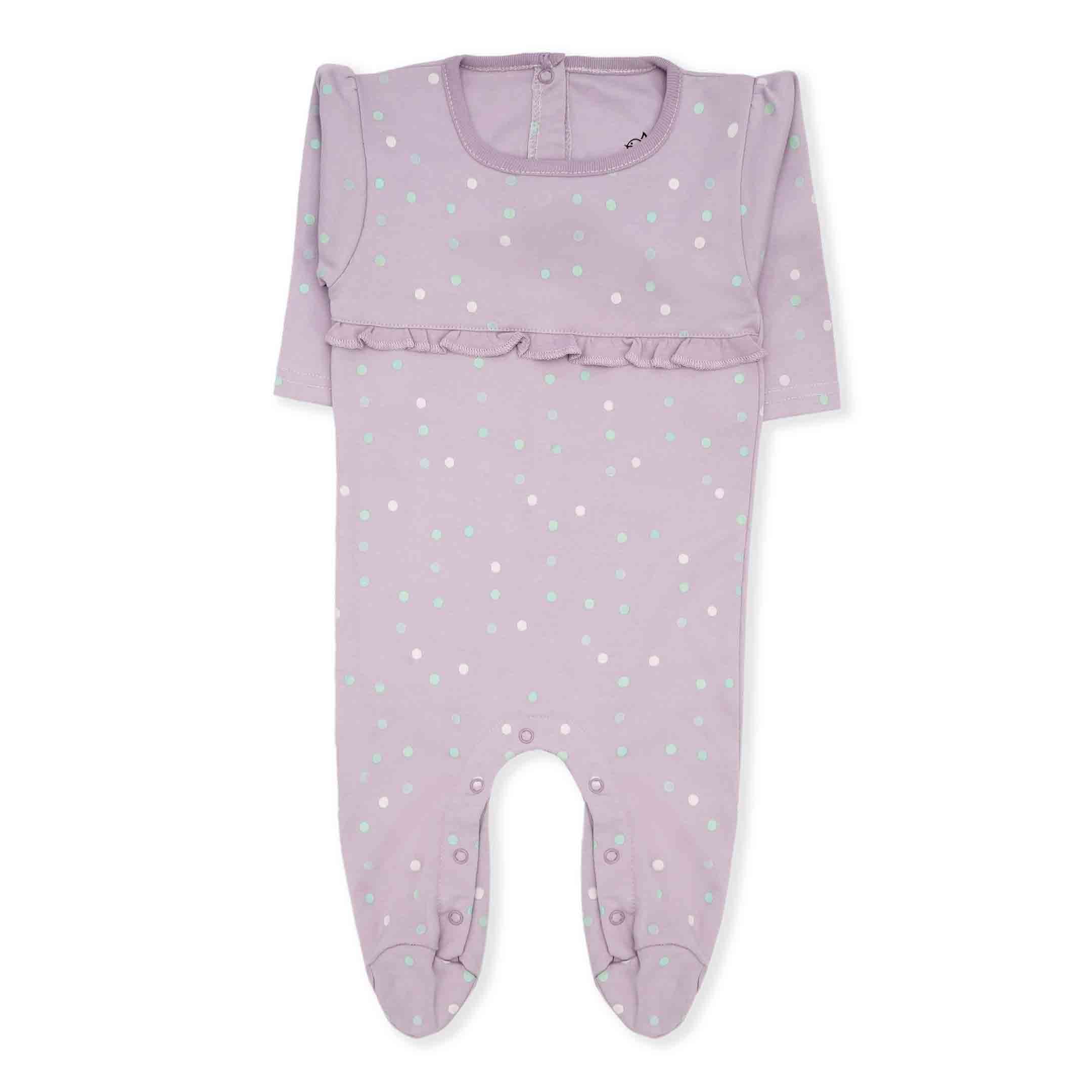 My Lil Dot Frill Sleeping Suit | Suits & Sets | The nest clothing