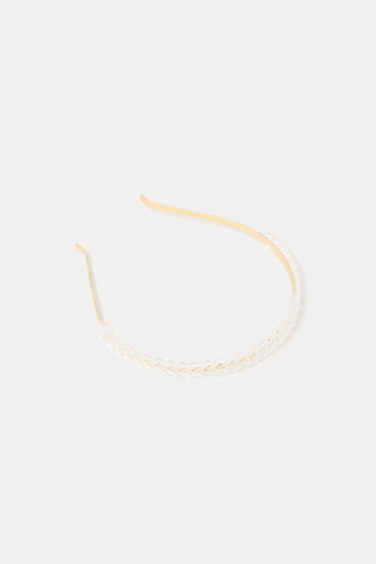 Clear Resin Chain Headband