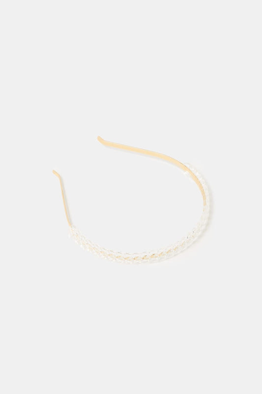 Clear Resin Chain Headband