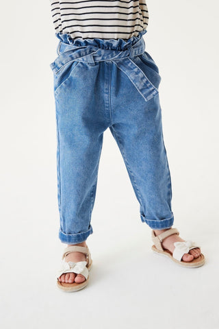 Pull-On Tie Belt Jeans NEXT UK