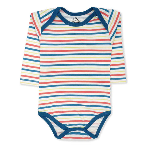 Fun In The Sea Stripe Long Sleeve Bodysuit | Suits & Sets | The nest clothing