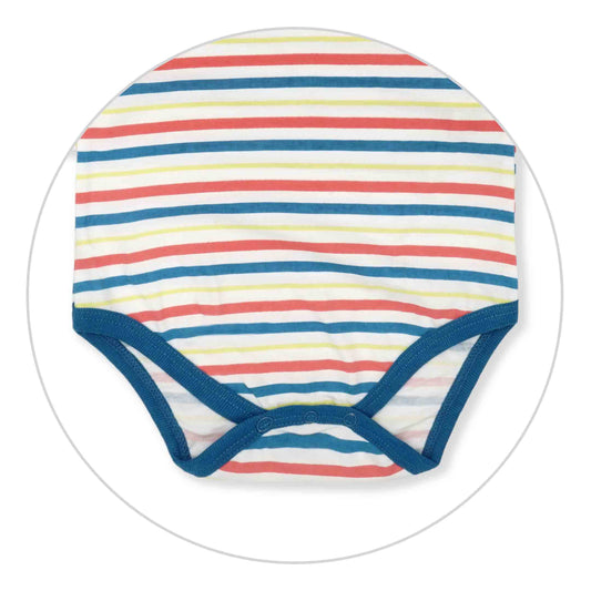 Fun In The Sea Stripe Long Sleeve Bodysuit | Suits & Sets | The nest clothing