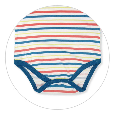 Fun In The Sea Stripe Long Sleeve Bodysuit | Suits & Sets | The nest clothing