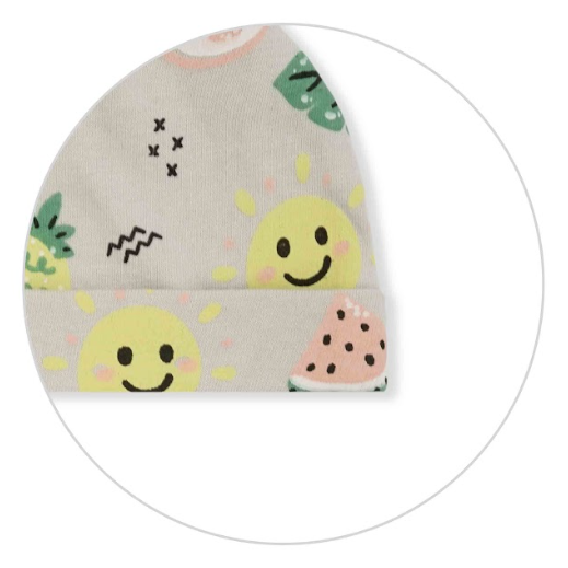 Tropical smiley headcover | Socks & Caps | The nest clothing