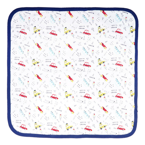 Zoomin' Cars hooded Swadle Sheet | Wrapping Sheets | The nest clothing