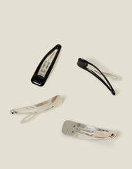 4-Pack Snap Hair Clips