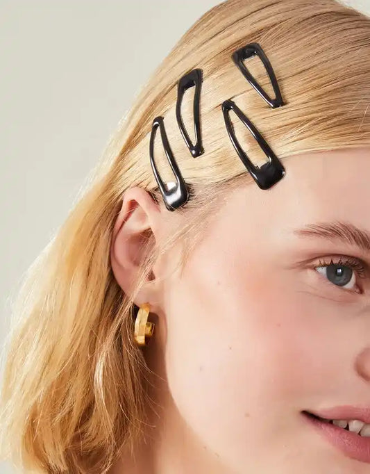 4-Pack Snap Hair Clips