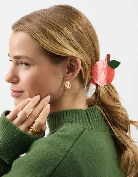 Peach Claw Clip