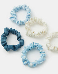 5-Pack Satin Hair Scrunchies
