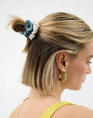 5-Pack Satin Hair Scrunchies