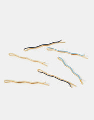 6-Pack Wiggle Hair Slides