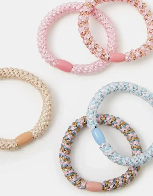 5-Pack Cord Hair Bands