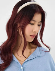2-Pack Slim Headbands Black