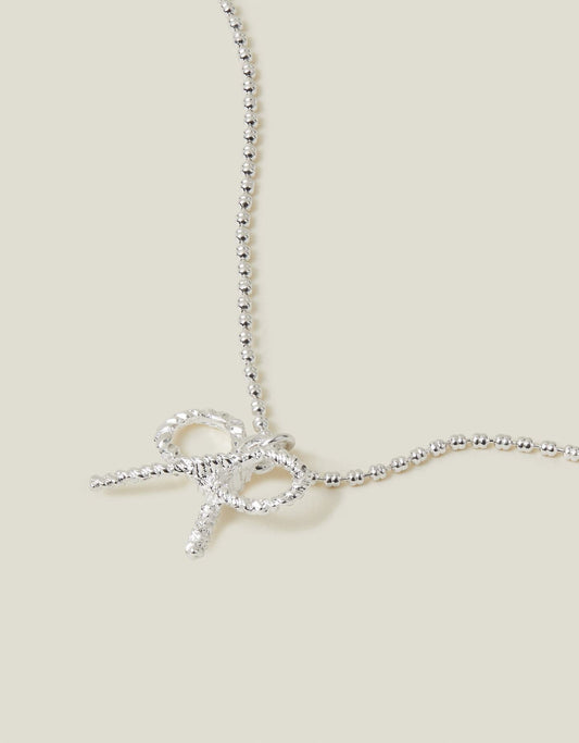 Bow Pendant Necklace