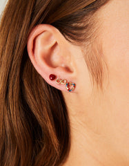 3-Pack Heart Infinity Studs