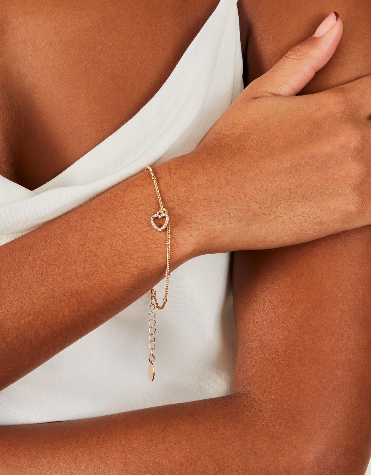 Heart Pave Bracelet
