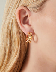 Plait Hoop Earrings