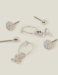 3-Pack Daisy Earrings