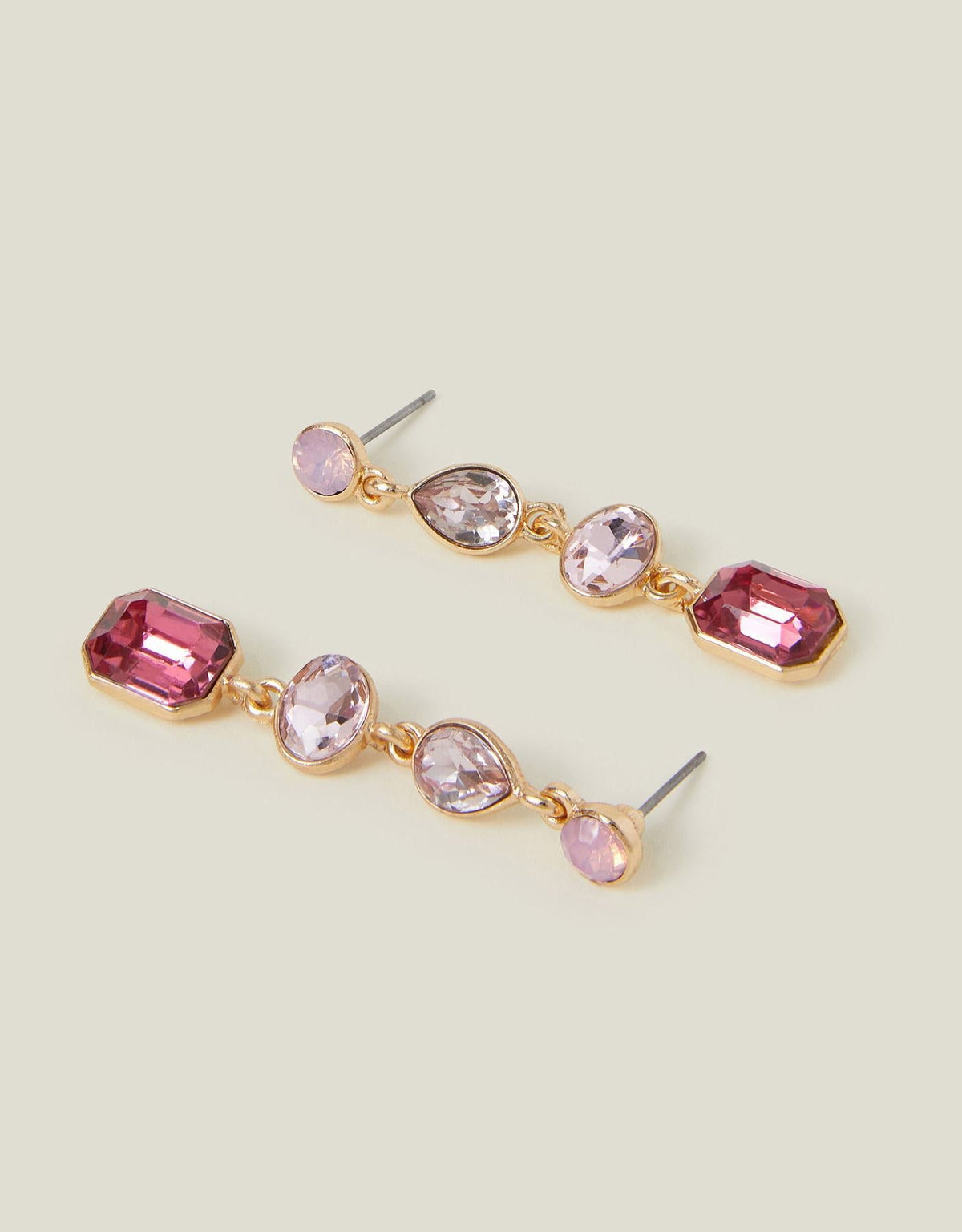 Mix Gemstone Drop Earrings