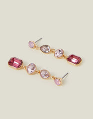 Mix Gemstone Drop Earrings