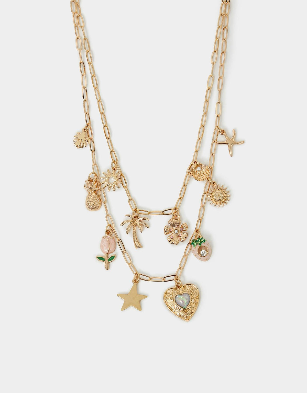 Tropical Charm Layered Necklace
