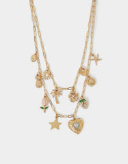 Tropical Charm Layered Necklace