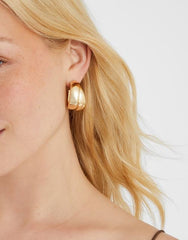 Chunky Twist Hoop Earrings