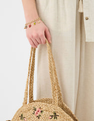 DIAMANTE FRUIT CHARM BRACELET