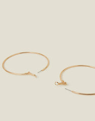 Large Hoop Earrings Gold