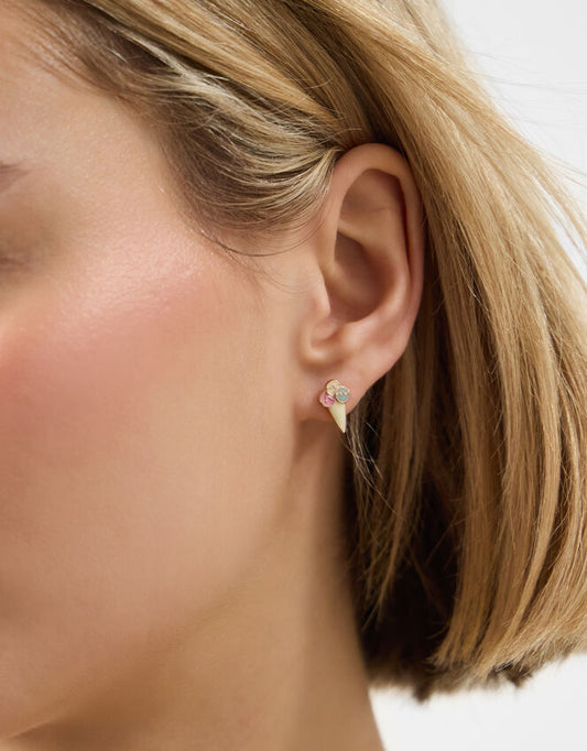 5 X JUNK FOOD PACK STUD EARRINGS