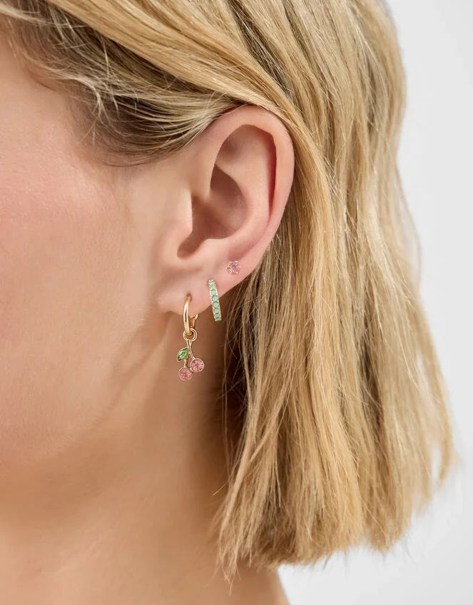 10 X GEM CHERRY EAR STACK
