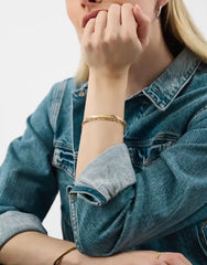3-Pack Delicate Chain Bracelets Gold