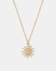 Sun Pendant Necklace