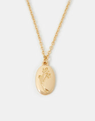 Flower Pendant Necklace