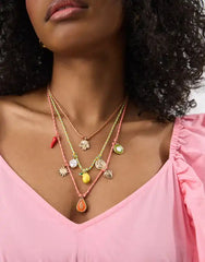 3-Pack Charm Cord Necklaces