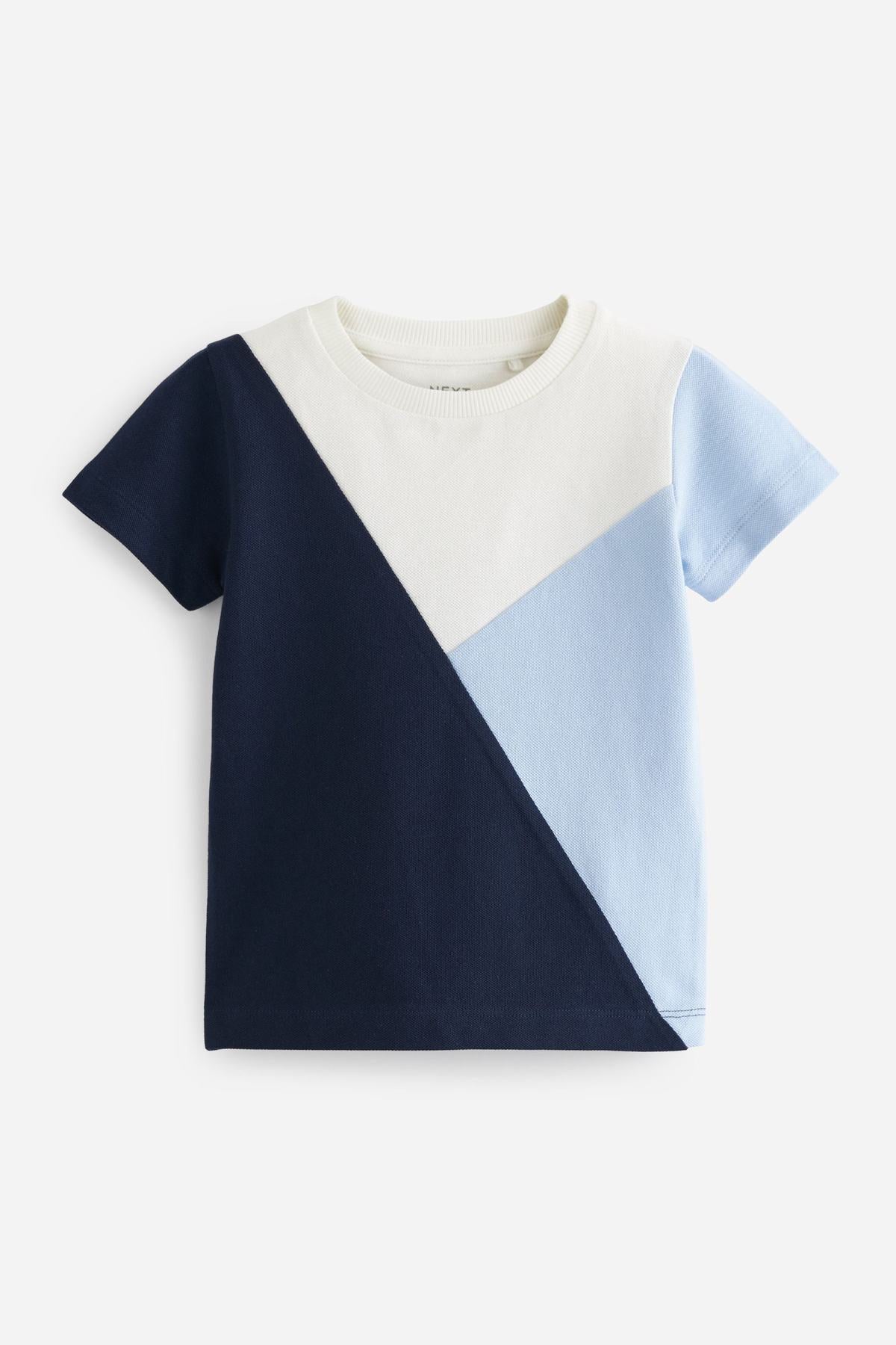 Short Sleeve Colourblock T Shirt