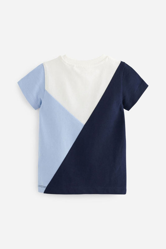 Short Sleeve Colourblock T Shirt NEXT UK