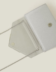 Metallic Envelope Clutch Bag