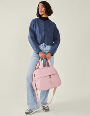 Floral Quilted Travel Bag