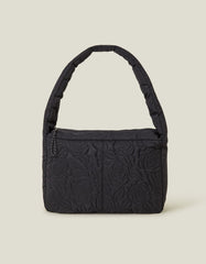 Floral Quilted Shoulder Bag