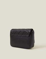Chain Strap Faux Leather Cross-Body Bag