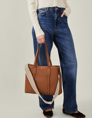 Webbing Strap Tote Bag