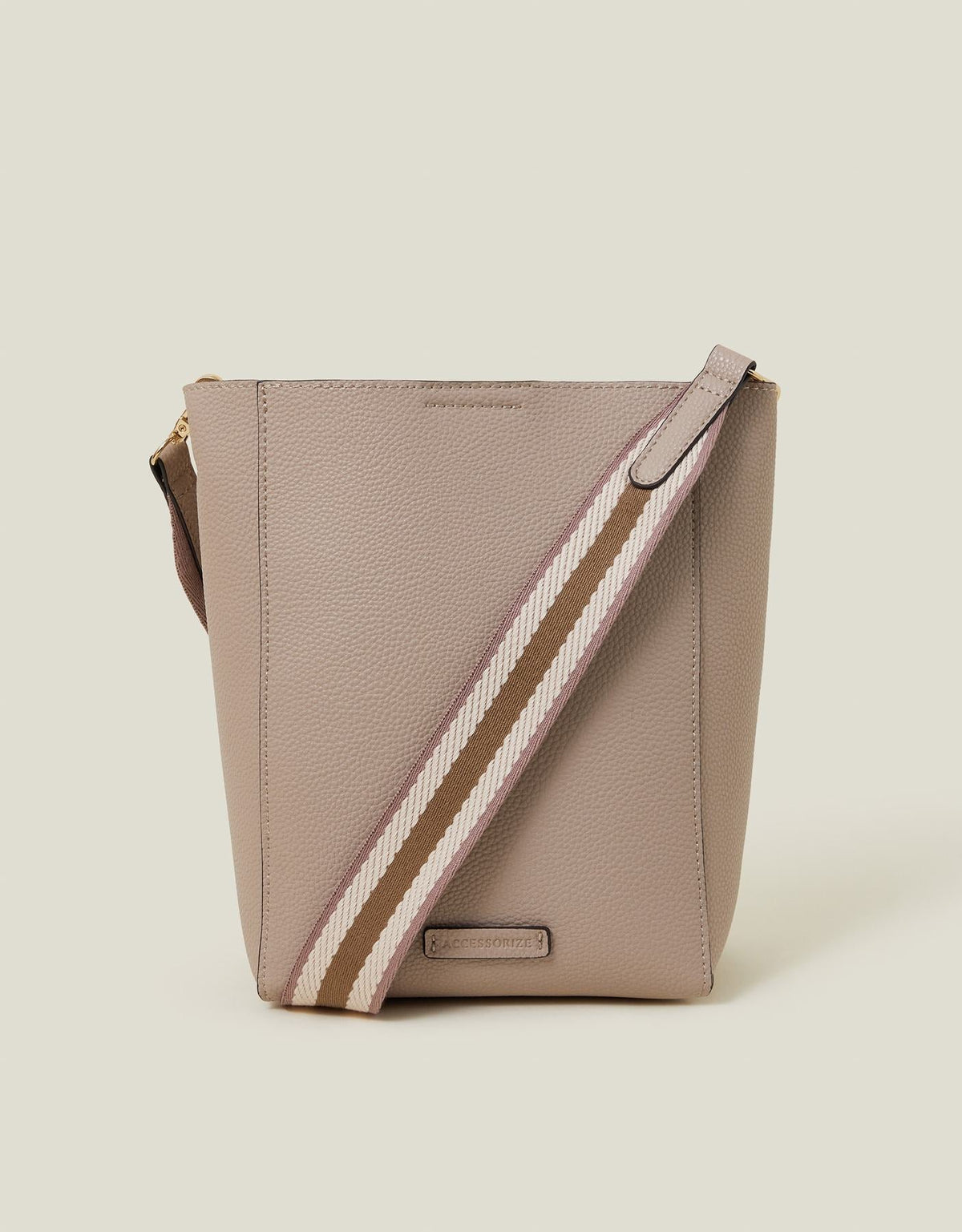 Faux Leather Bucket Bag 